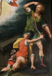 Soldiers During the Resurrection (detail)