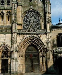 South portal of the west facade (South Door)