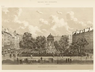 Square of the Innocents, 1878