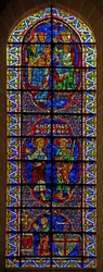Ss John and James; Adoration of the Magi; Donor: Bouchard de Marly