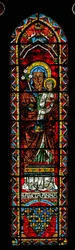 St Anne with the Virgin; Arms of France