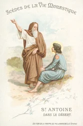 St Anthony the Great in the desert