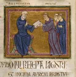 St. Benedict Delivering His Rule