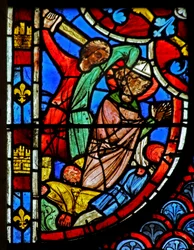 St Blaise Executed Before a King