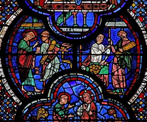 St John Window: The Miracle of Changing Sticks into Gold