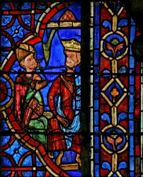 St Thomas Becket welcomed by French king