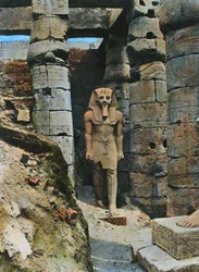 Statue of Ramses II, Luxor, Egypt, 1903