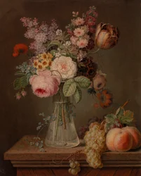 Still Life with Flowers in a Glass Vase