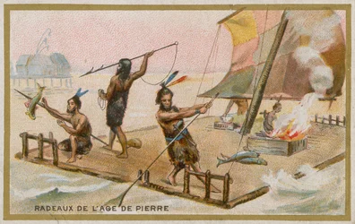 Stone Age raft