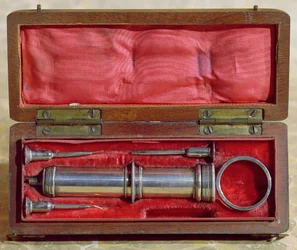 Syringe invented by Charles-Gabriel Pravaz in 1853