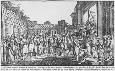 Taking of Algiers, French army entering the kasbah, 1831