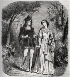 Sometimes they walked together in the park: Francesca de Rimini