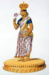 Tchitralekha wife of Kouvera, engraved by C. de Motte