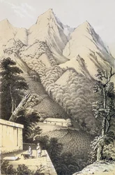 Tea Plantations in the Green Tea District of China, from A Journey to the Tea Countries of China, First Published 1852, by Robert Fortune