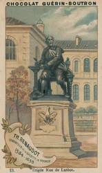 Th Renaudot, Founder of the Gazette de France, 1584-1653, Erected Rue de Lutece