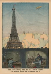 The 25th Anniversary of the Eiffel Tower, 19th April 1914