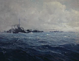 The Arrival of the American Fleet in France