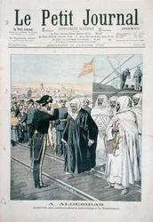 The Arrival of the Moroccan Ambassadors at the International Conference at Algeciras in 1906, cover of Le Petit Journal, 21st January 1906