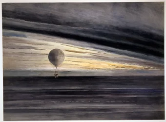 The Balloon, Zénith, During a Long Distance Flight from Paris to Bordeaux in March, 1875