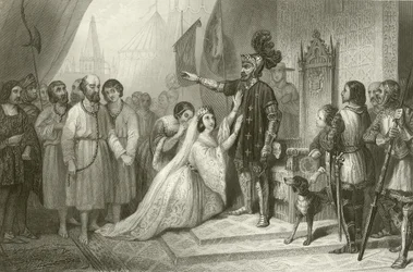 The Burghers of Calais before King Edward of England