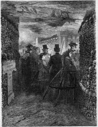 The Catacombs of Paris in 1865: A visit to the galleries of the Ossuary