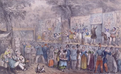 The Circus Parade at Saint-Cloud