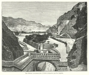 The Cisterns of Tawila, Aden, restored by the British