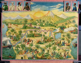 The Conquest of Africa, board game based on the travels of Sir Henry Morton Stanley and David Livingstone
