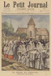 The Corancez murders; burial of the victims
