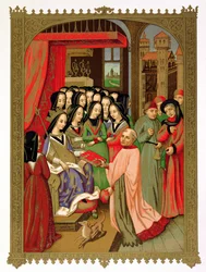 The Court of Mary of Anjou Wife of Charles VII