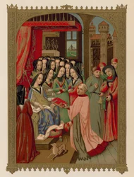 The Court of Mary of Anjou, Wife of Charles VII