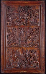 The Credo, Panel I: The Creation of the World, Transfiguration, Annunciation and Nativity, 1587