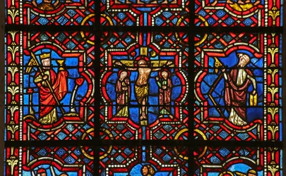 The Crucifixion Between the Church and the Synagogue
