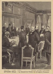 The Emile Zola libel case - The Council of the Order of the Legion d