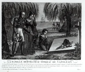The Family of General Henri-Gratien Bertrand (1773-1844) at the Tomb of Napoleon Bonaparte (1769-1821), 1821