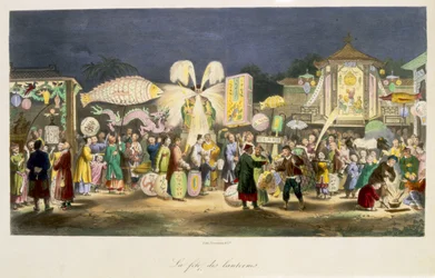 The Festival of the Lanterns, pub. by Formentin, 1824-27