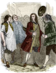 Francois-Marie Arouet dit Voltaire Returned to France After His Exile - Engraving of the 19th Century