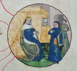 The Genealogy of Charles V and Charles VI (detail)