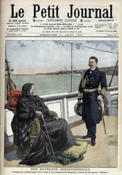 The German Emperor William II Visited the Former Imperial Eugenia on Board His Yacht Thistle