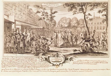 The Hotel de Soissons in 1720