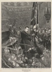 The Irish Loyalist Demonstration at the Albert Hall