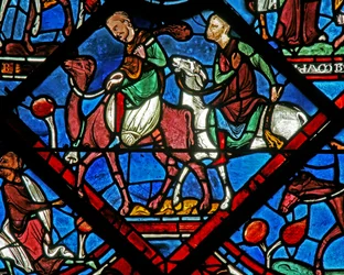 The Joseph Window: His Brothers Return from Egypt