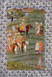 The Khalifat on a Horse, illustration from The Arabian Nights, 1895