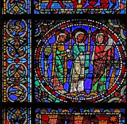 The Life of Christ: Three Saints Attending the Presentation in the Temple