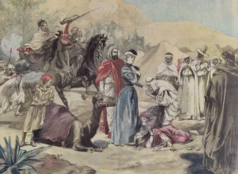 The Marriage of a European Woman to an Arab Chief, from Le Petit Journal, 1899