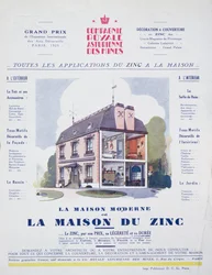 The Modern House is a Zinc House, advertisement from the magazine L