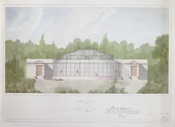 The Monkey House at the Jardin des Plantes in Paris, 1835
