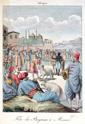 The Muslim Festival of Eid-el-Kabir in Morocco, 1811