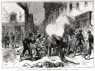The Paris Commune: A Barricade at Issy, May 2nd 1871
