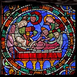 The Passion Window: Anointing Christ